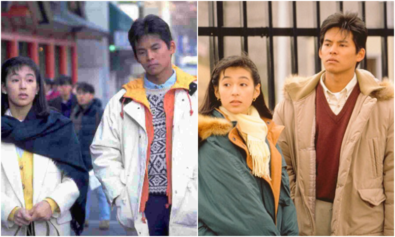 織田裕二さんが若い頃に出演した東京ラブストーリーのワンシーン