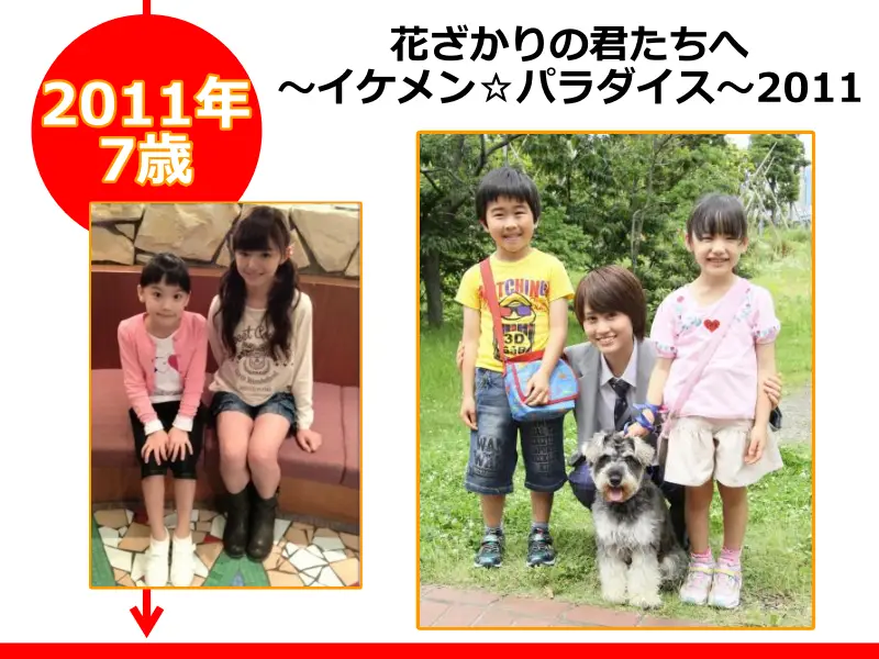 芦田愛菜が2011年（7歳時）に出演した「花ざかりの君たちへ〜イケメン☆パラダイス〜2011」