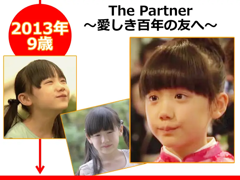 芦田愛菜が2013年（9歳時）に出演した「The Partner 〜愛しき百年の友へ〜」