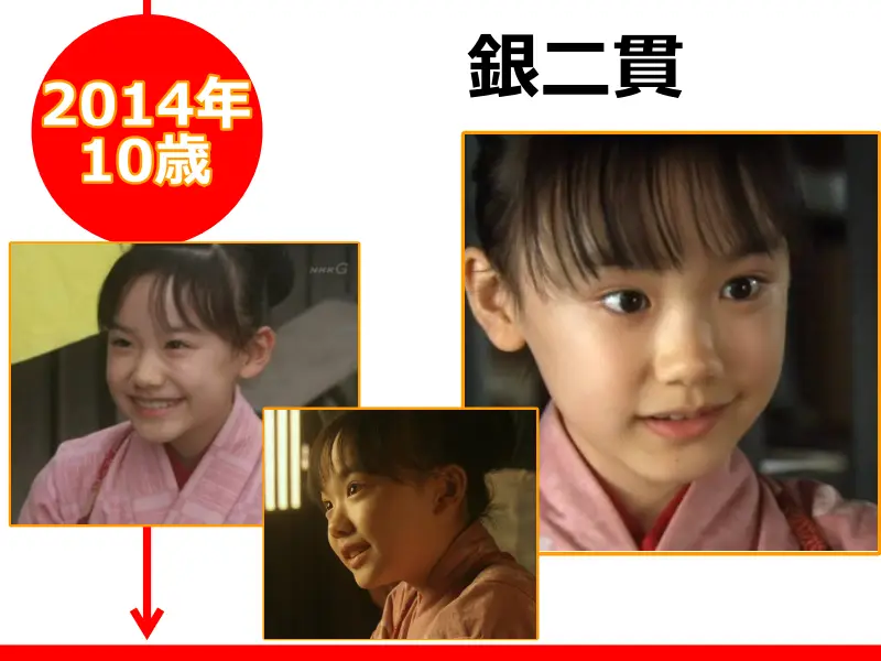 芦田愛菜が2014年（10歳時）に出演した「銀二貫」