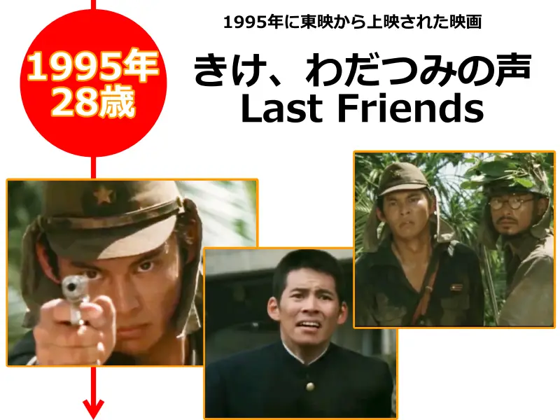 織田裕二さんが28歳の時に出演したきけ、わだつみの声 Last Friends