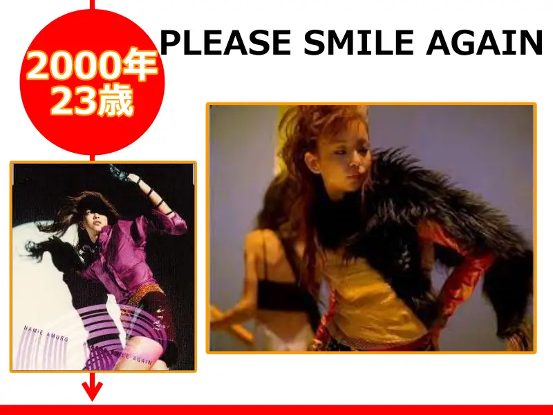 安室奈美恵さんが23歳の時にリリースしたCD「PLEASE SMILE AGAIN」