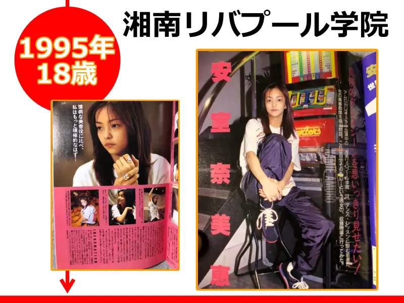 安室奈美恵さんが18歳の時に出演したドラマ「湘南リバプール学院」